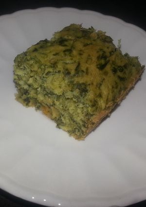 Una foto de Pastel de espinacas y pimentón 