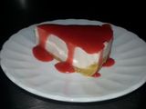 Cheesecake con salsa de fresa (Sin horno)