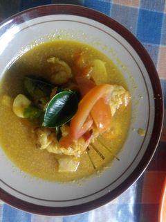Foto resep Udang kuah kuning