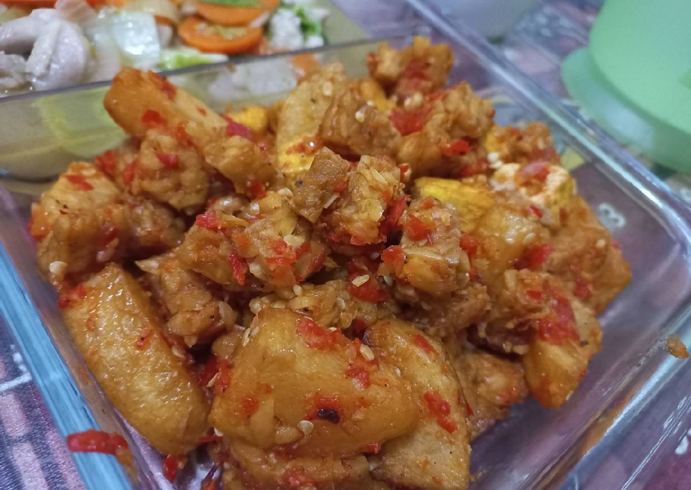 Balado Tahu, Tempe dan Kentang