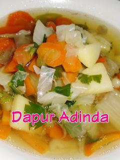 Foto resep Sayur Soup Simple