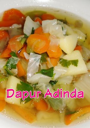 Foto resep Sayur Soup Simple