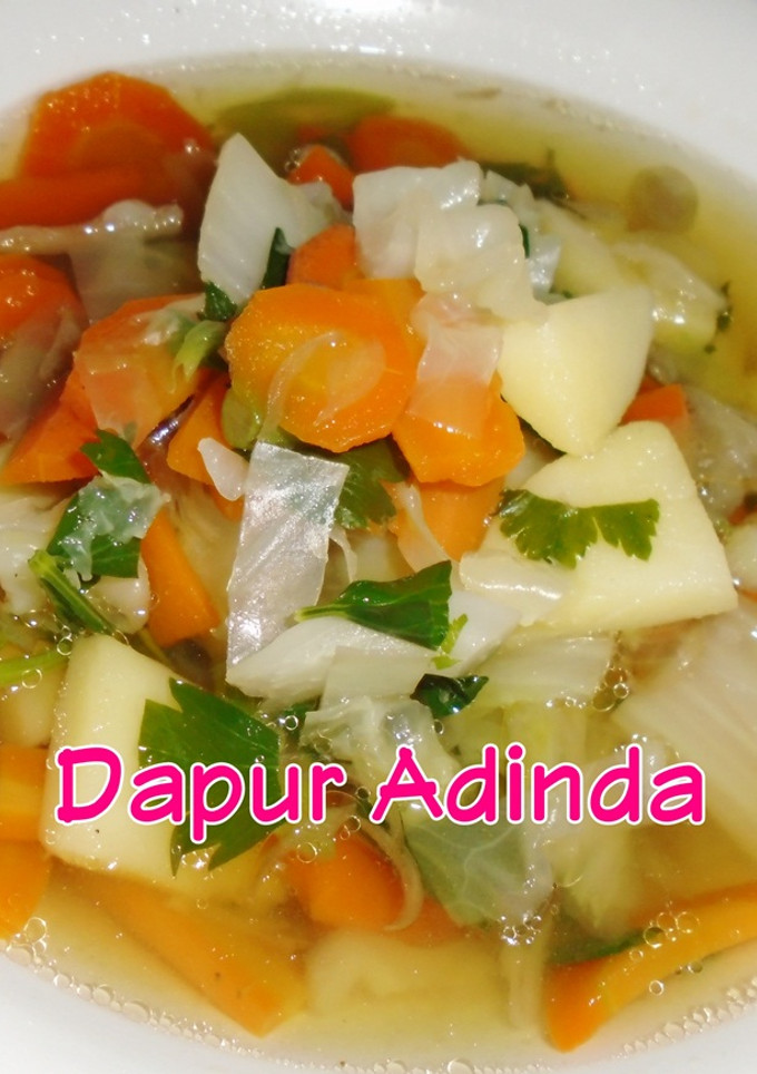 Foto resep Sayur Soup Simple