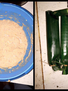 Foto resep Pepes teri nasi bumbu rujak