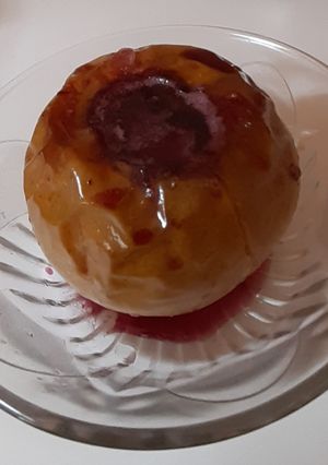 Una foto de Manzanas asadas