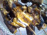 Haruan panggang (pelengkap ketupat kandangan)
