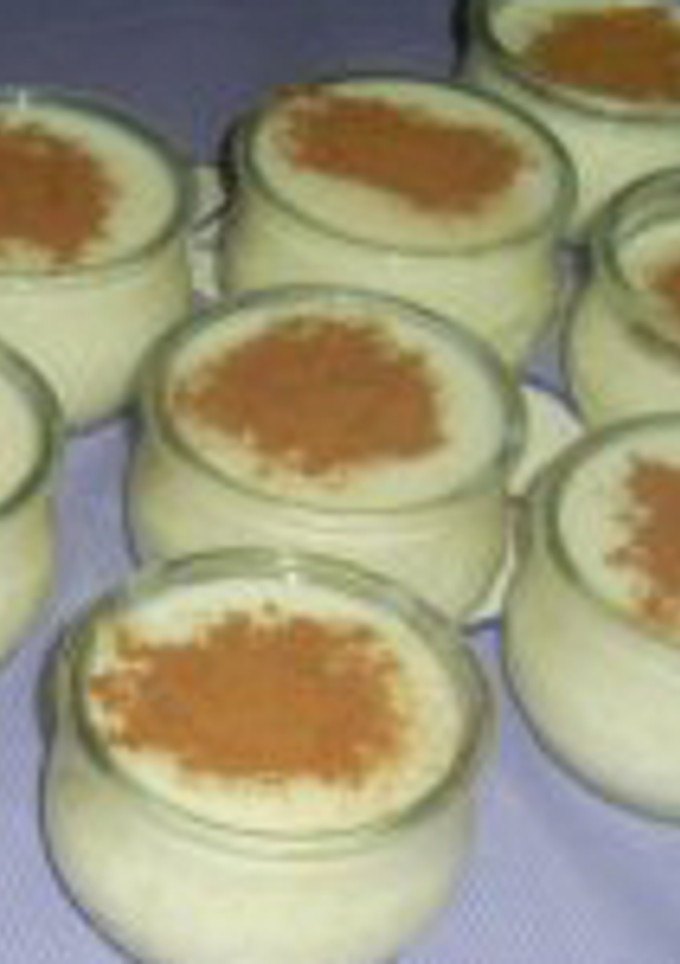 Una foto de Arroz con leche condensada