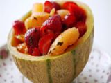 Ensalada de fresas y melón