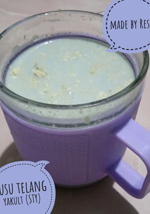 Foto resep STY (susu telang yakult) 🤤🥛🍨