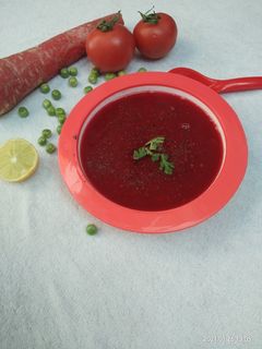 केरेट सूप(Carrot soup recipe in Hindi) रेसिपी मुख्य फोटो