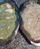 Pechuga de pollo con dos salsas