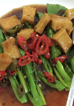 Foto resep POK COY TOFU saus tiram teriyaki