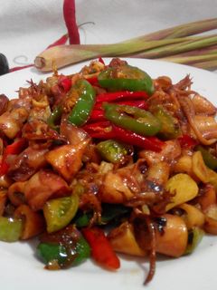 Foto resep Tumis cumi asin