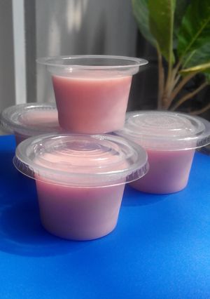 Foto resep Puding Strawberry