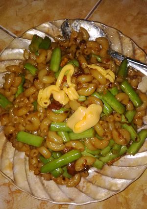 Foto resep macaroni saus tiram mayonis