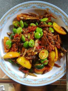 Foto resep sambel goreng teri petai