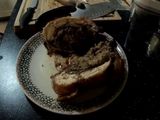 Gallinita rellena de congrí (Puerto Rico)