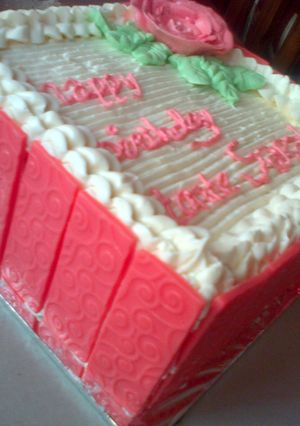 Foto resep cake ultah sederhana II 