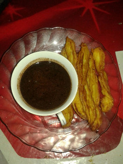 Foto resep Churros saus coklat.