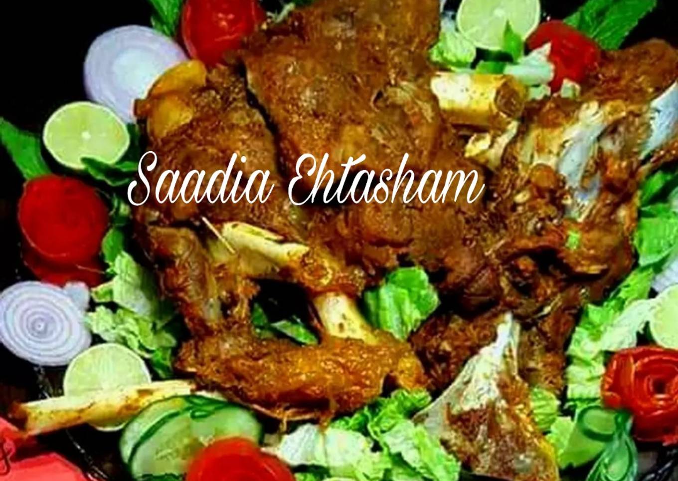 Mutton leg roast