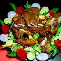 A picture of Mutton leg roast.