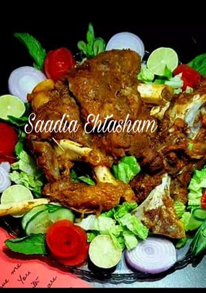 A picture of Mutton leg roast.