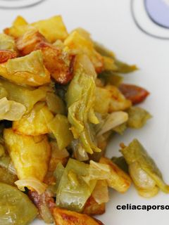 Una foto de Judías verdes con chorizo