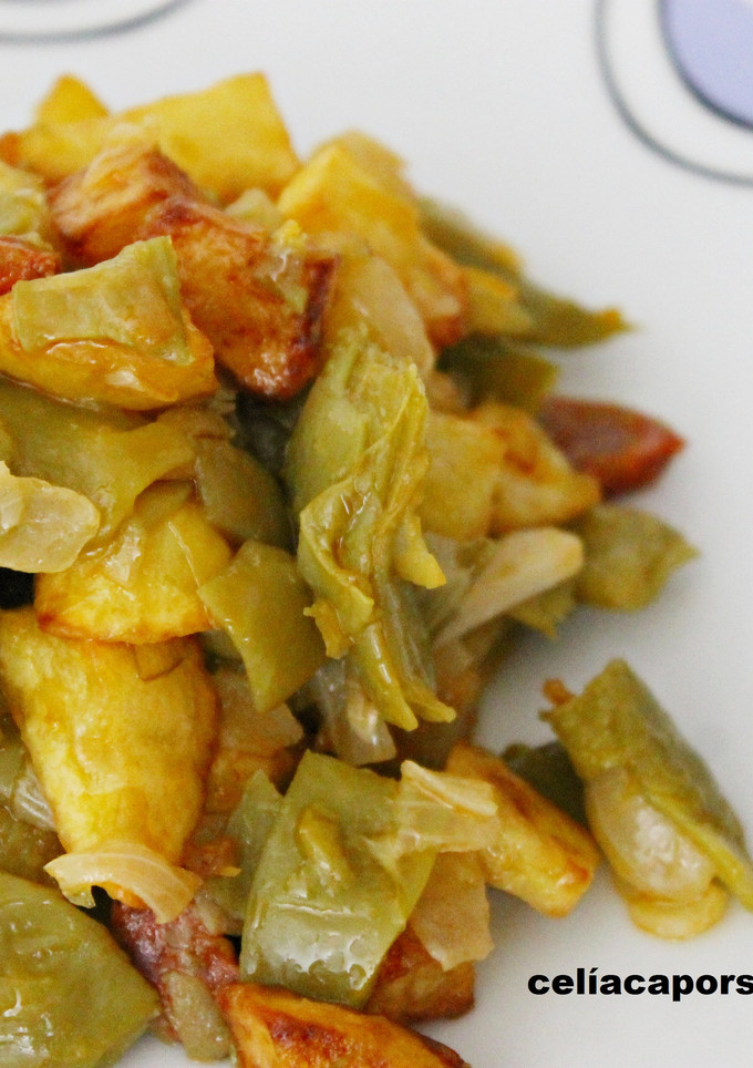 Una foto de Judías verdes con chorizo