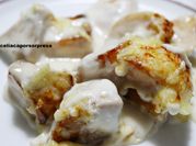 Una foto de cómo hacer salsa blanca con margarina