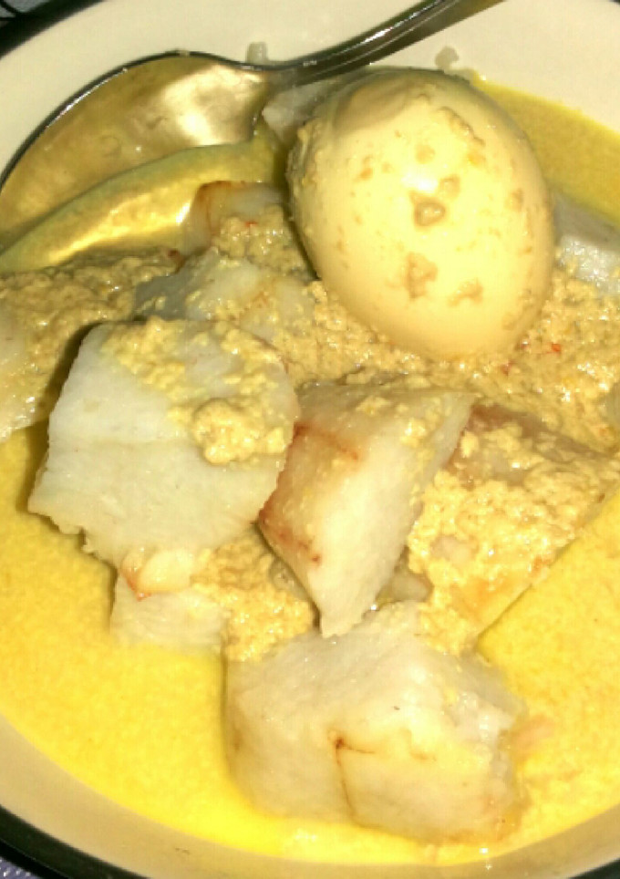 Foto resep Ketupat Telur Kuah Santan