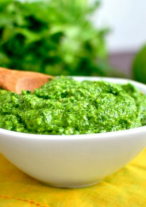 A picture of My Simple Pesto Recipe.