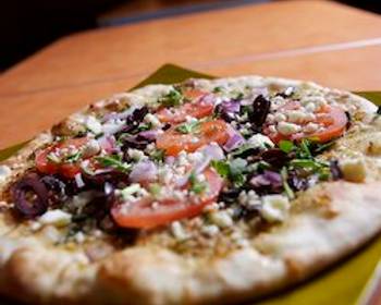 Fresh, Cooking Recipe Whole Wheat Pizza Portobello Spinach and Feta Cheese Pizza Delicious