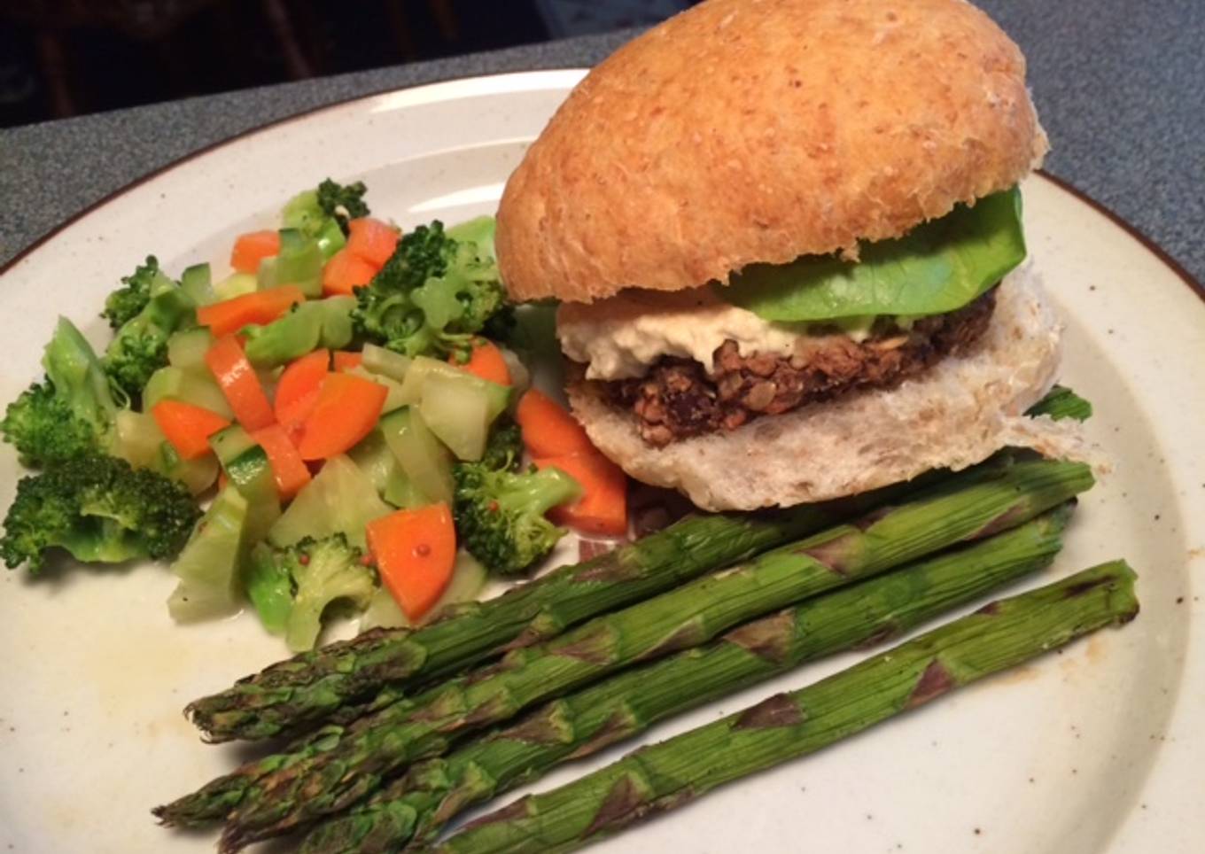 Grillable Veggie Burger