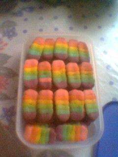 Foto resep Lidah kucing rainbow