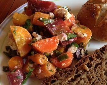 Update, Make Recipe Carrot Salad with Toasted Spices and Goat Feta Home Style