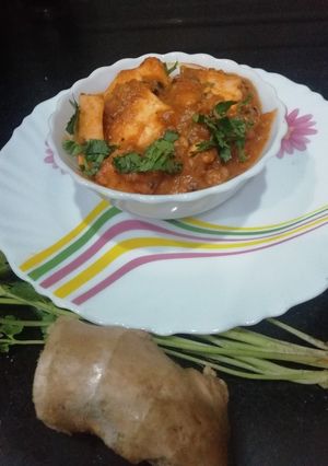 A picture of Creamy Shahi Paneer.
