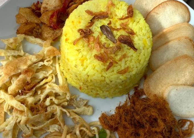 Nasi Kuning Rice Cooker - Anti Ribet