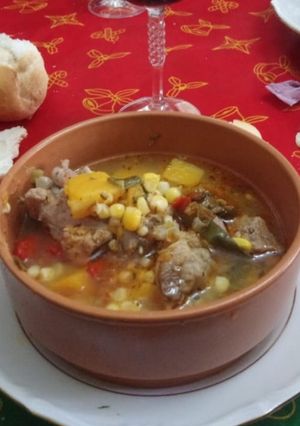 Una foto de Guacha locro
