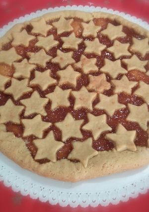 Foto di Crostata all'olio con marmellata di pesche