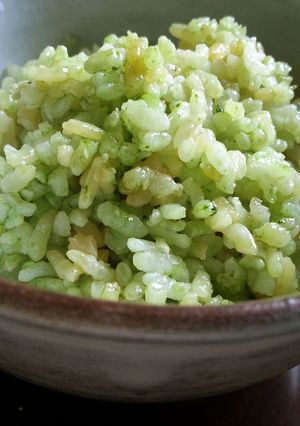 Una foto de Matcha Butter Rice