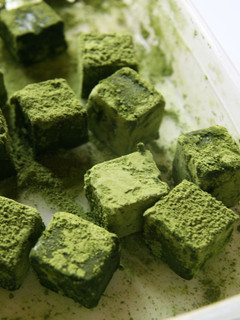 Una foto de Chocolate de té Matcha