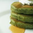 Hot cake gordito de té matcha