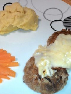 Foto resep Hamburger with Mashed Potato