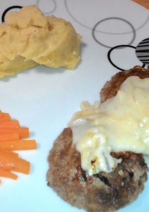 Foto resep Hamburger with Mashed Potato