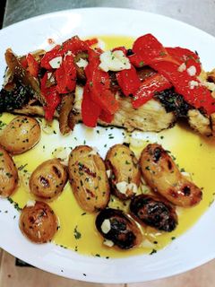 Foto de Bacalhau com Pimentos e Batata