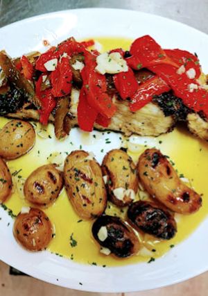 Foto de Bacalhau com Pimentos e Batata