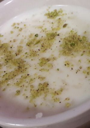 صورة لوصفة رز وحليب بطريقتي