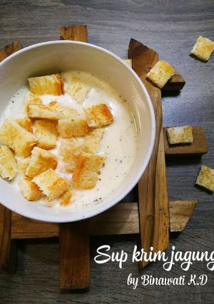 Foto resep Sup krim jagung (Corn cream soup)
