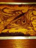 Torta marmoleada de chocolate y naranja