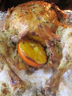 Una foto de Pollo saludable al horno y a la sal